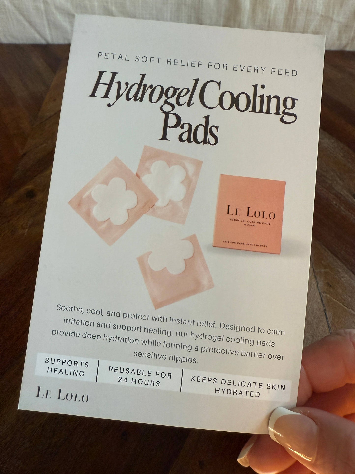 Cooling Hydrogel Pads for Breastfeeding & Postpartum Recovery