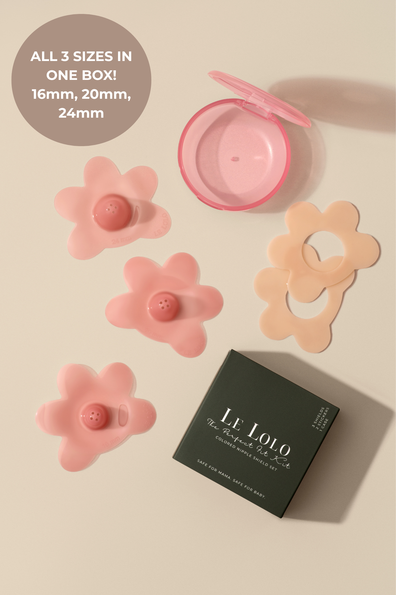 Multi-Size Nipple Shield Kit for Breastfeeding Support